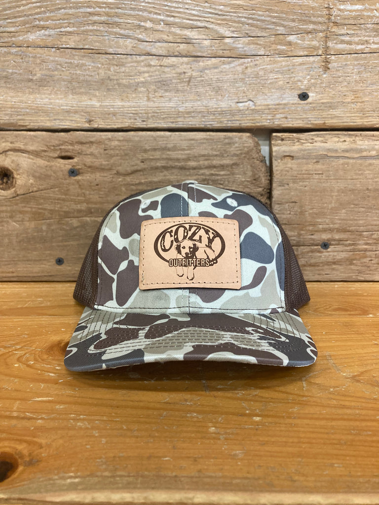 Cozy Leather Patch Trucker