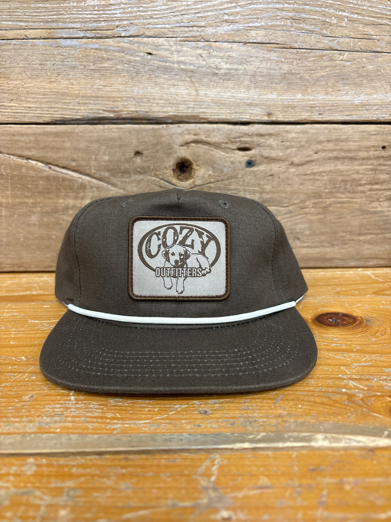 Cozy Logo Patch Rope Hat